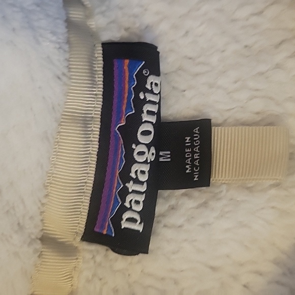 Patagonia White Fleece Jacket - Picture 3 of 4